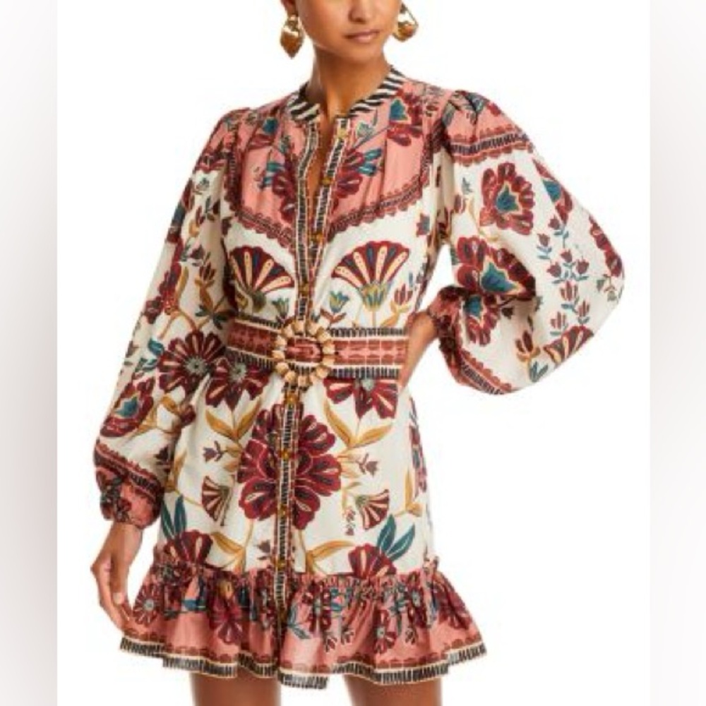FARM Rio Multicolor Floral Mini Dress - Picture 2 of 7